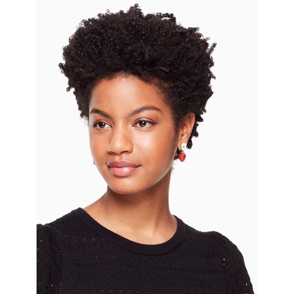 KATE SPADE • Picnic Perfect Strawberry Strawberries Flower Earrings - Picture 2 of 5